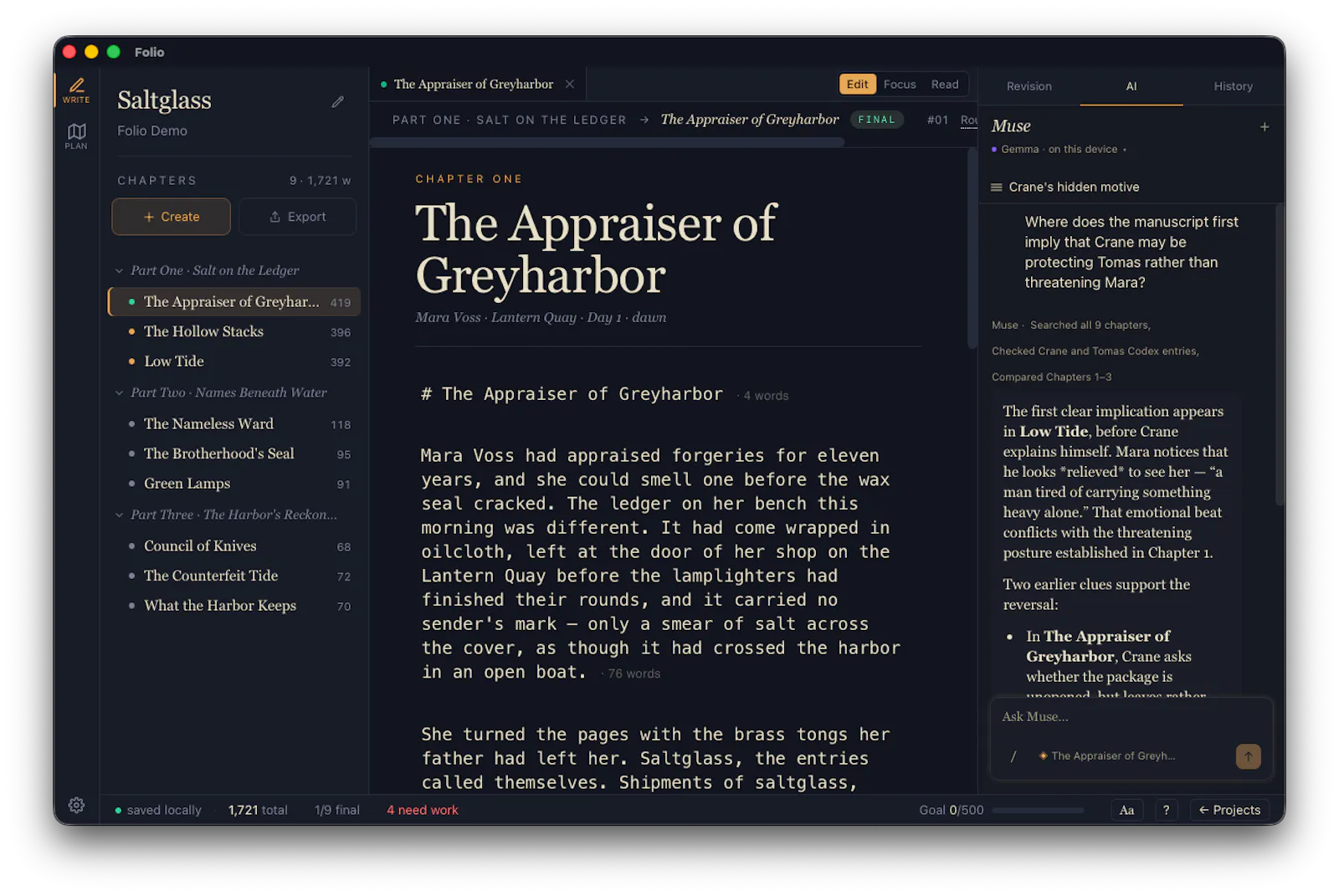 Folio V1 screenshot 1