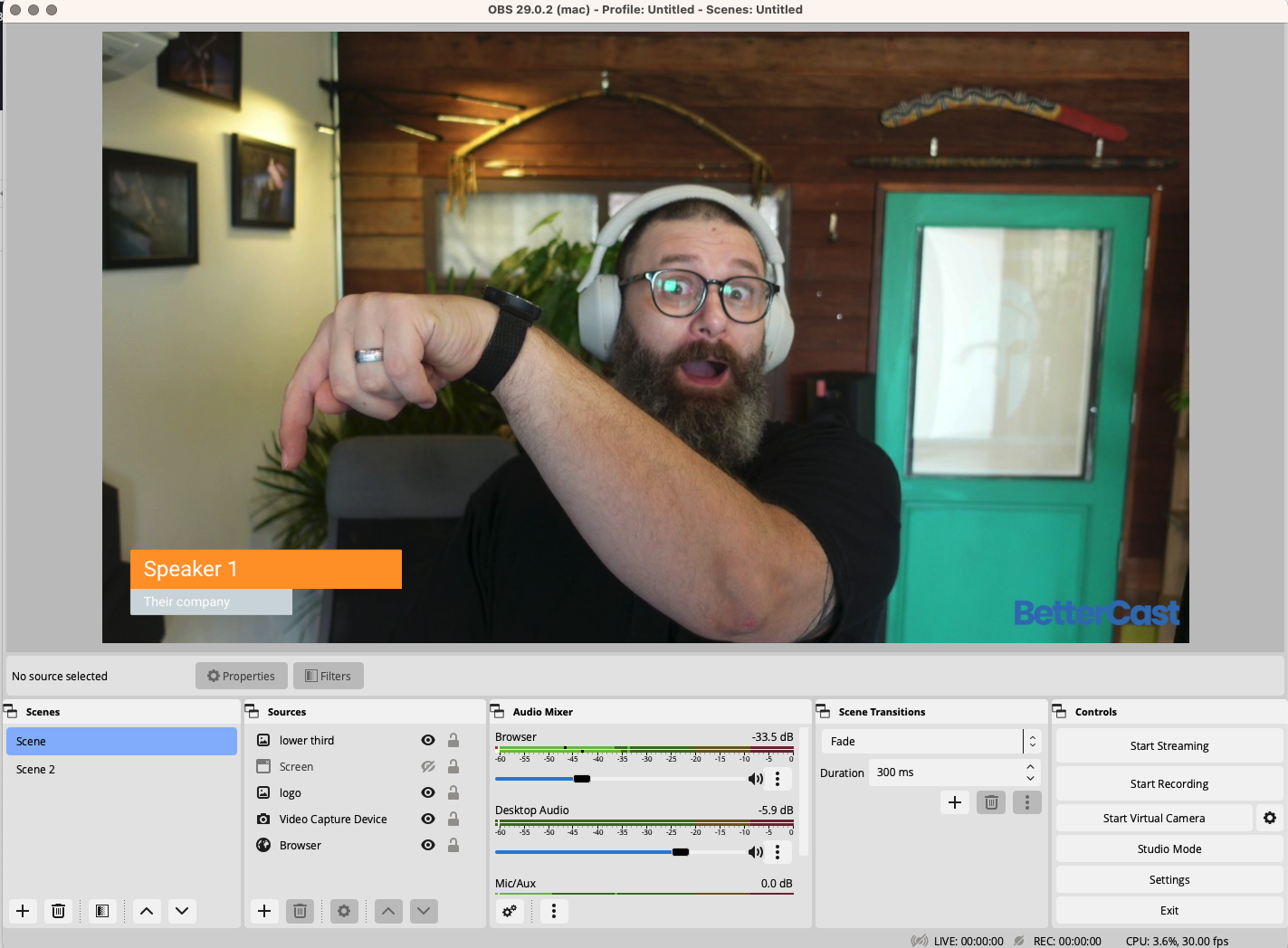 BetterCast Lower Thirds Builder