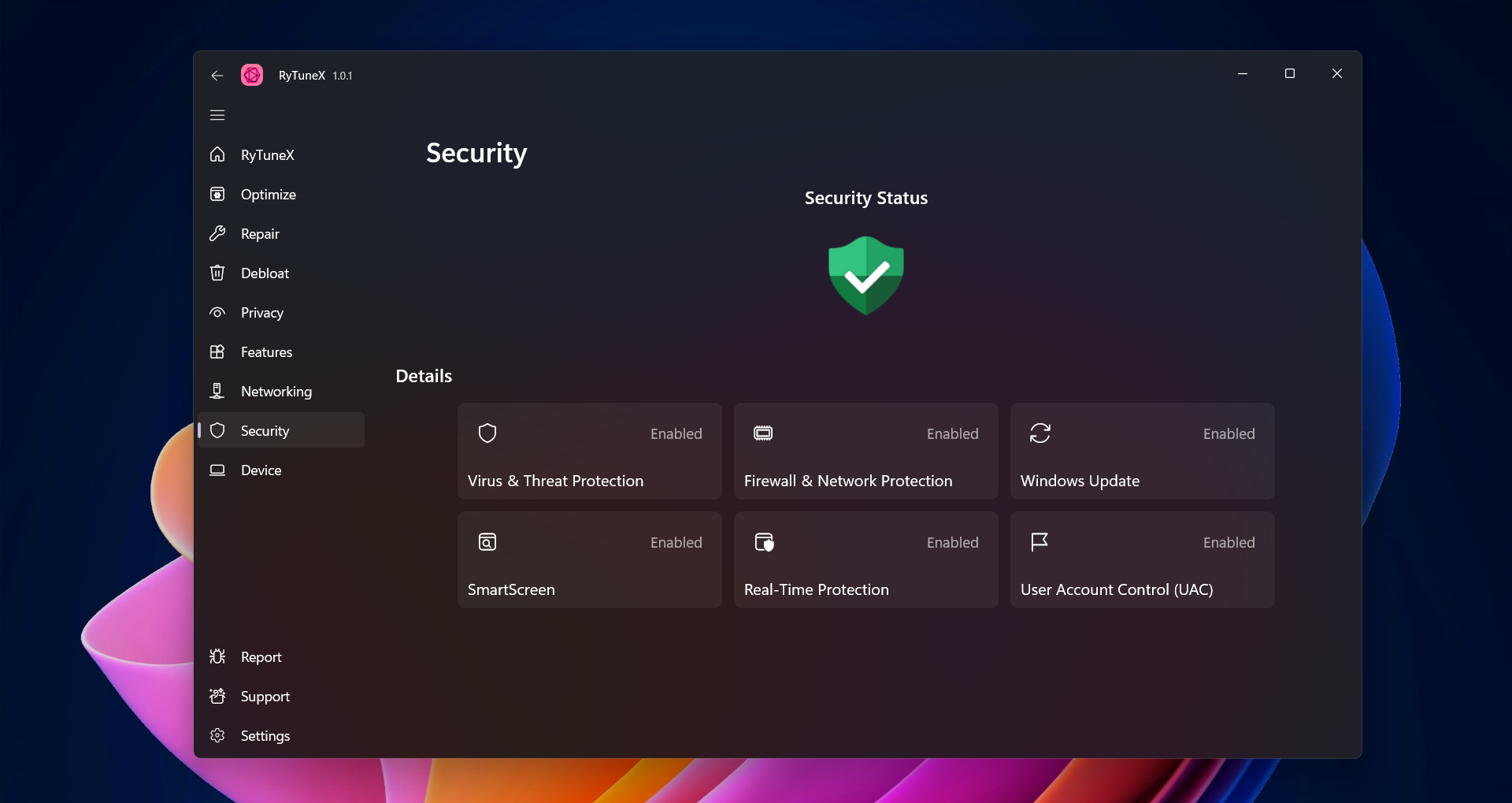 وسائط Rytunex - Windows 10 و 11 Optimizer |تعزيز الأداء والخصوصية 18