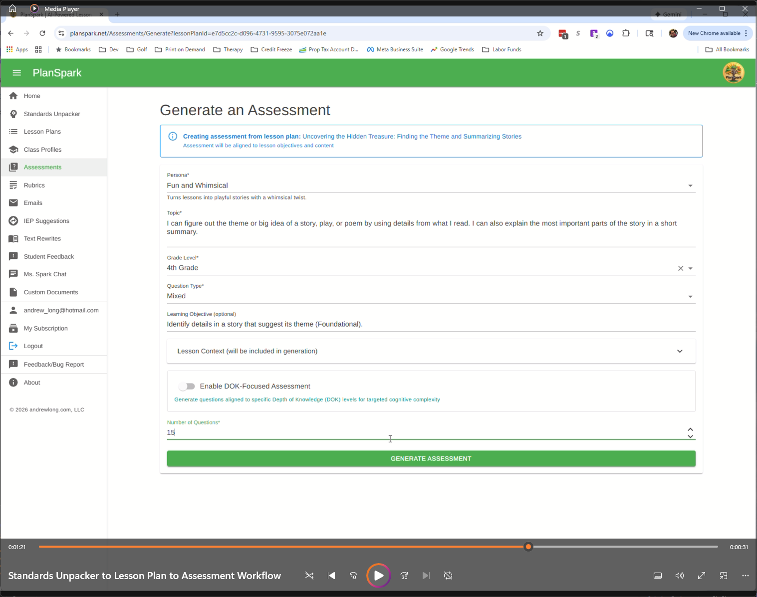 PlanSpark - Main product screenshot demonstrating key features and user interface