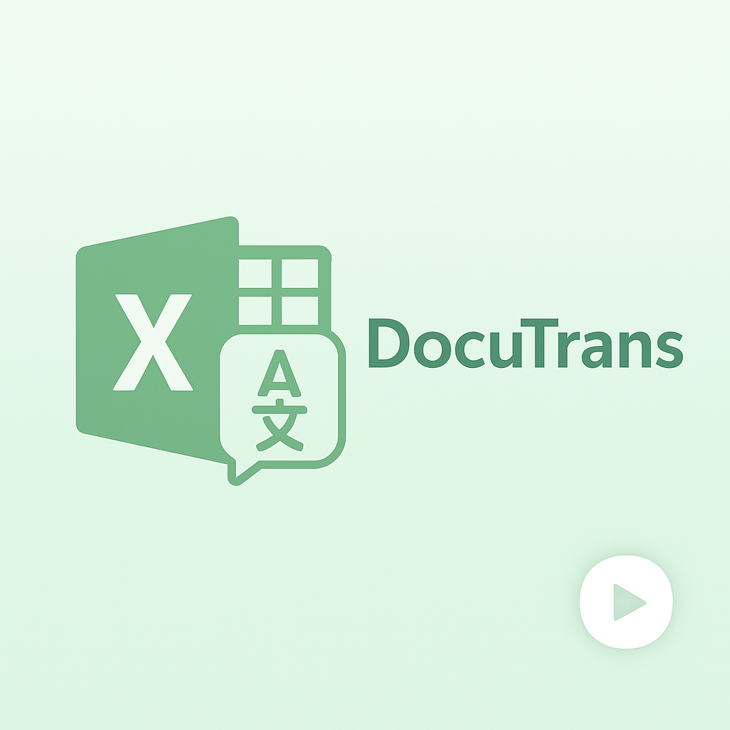 Mídia 2 de Docutrans - Traduzir instantaneamente arquivos do Excel