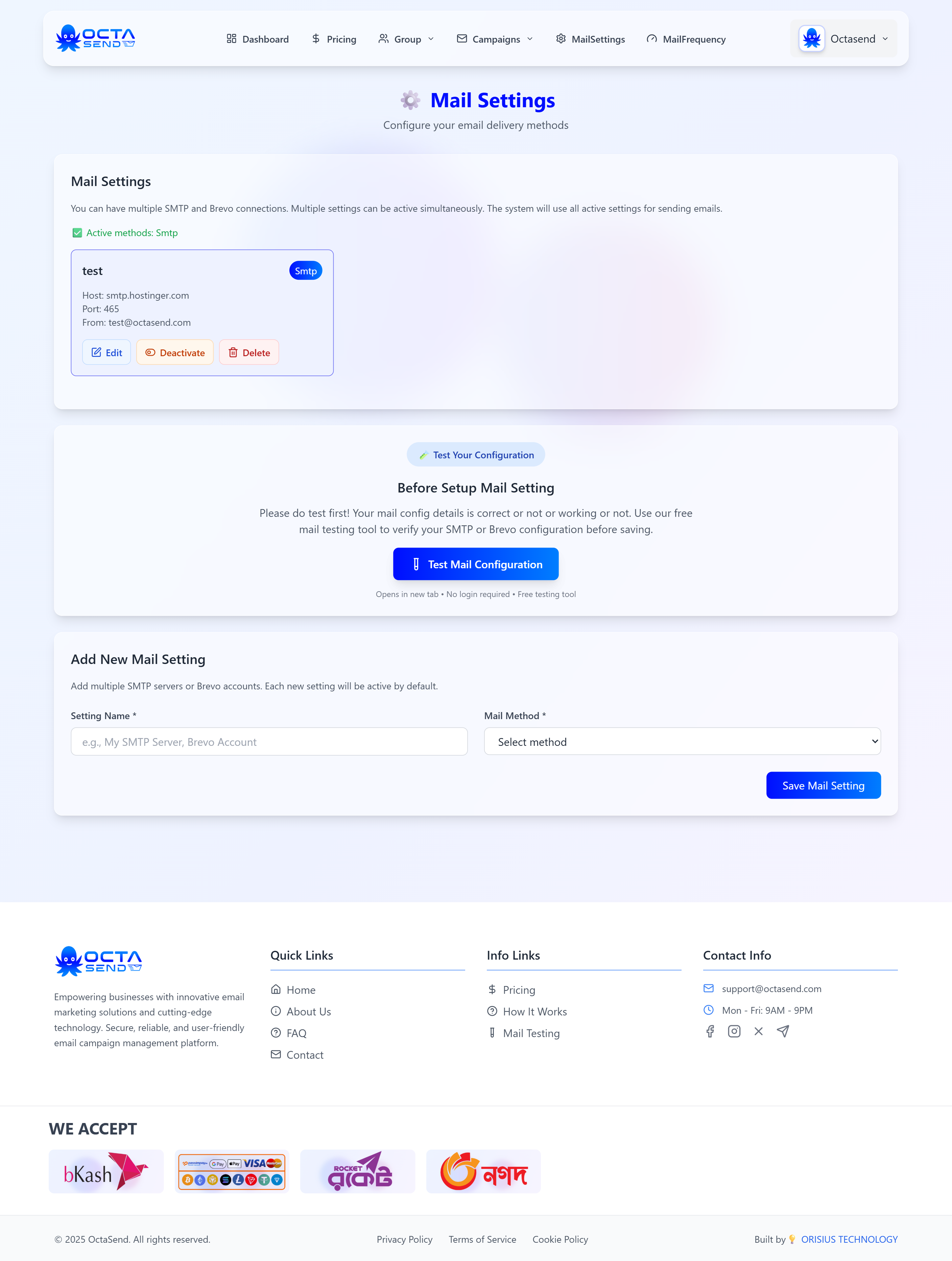 Media Octasend - Tiếp thị qua email được thực hiện dễ dàng - Tiếp thị email thông minh.Tăng trưởng kinh doanh thực sự 4