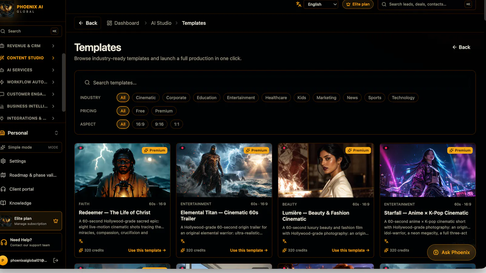 Phoenix AI Global screenshot 2