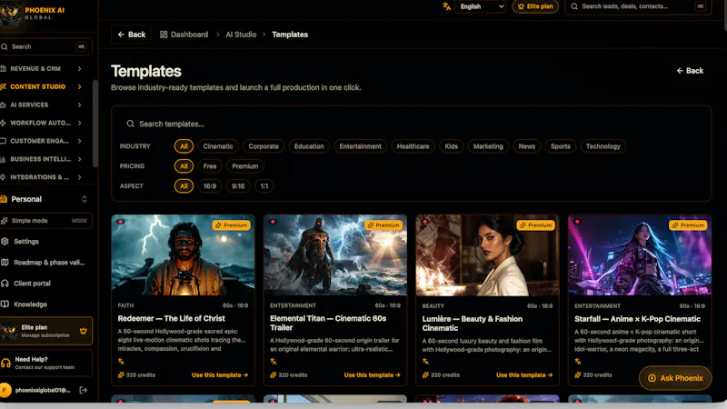 Phoenix AI Global screenshot 2