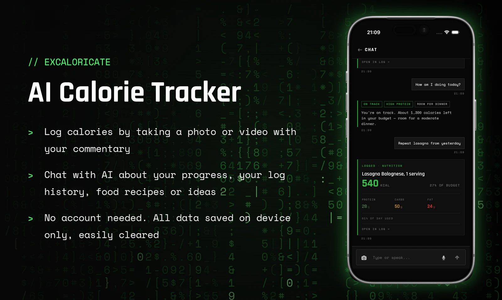 Excaloricate screenshot 2