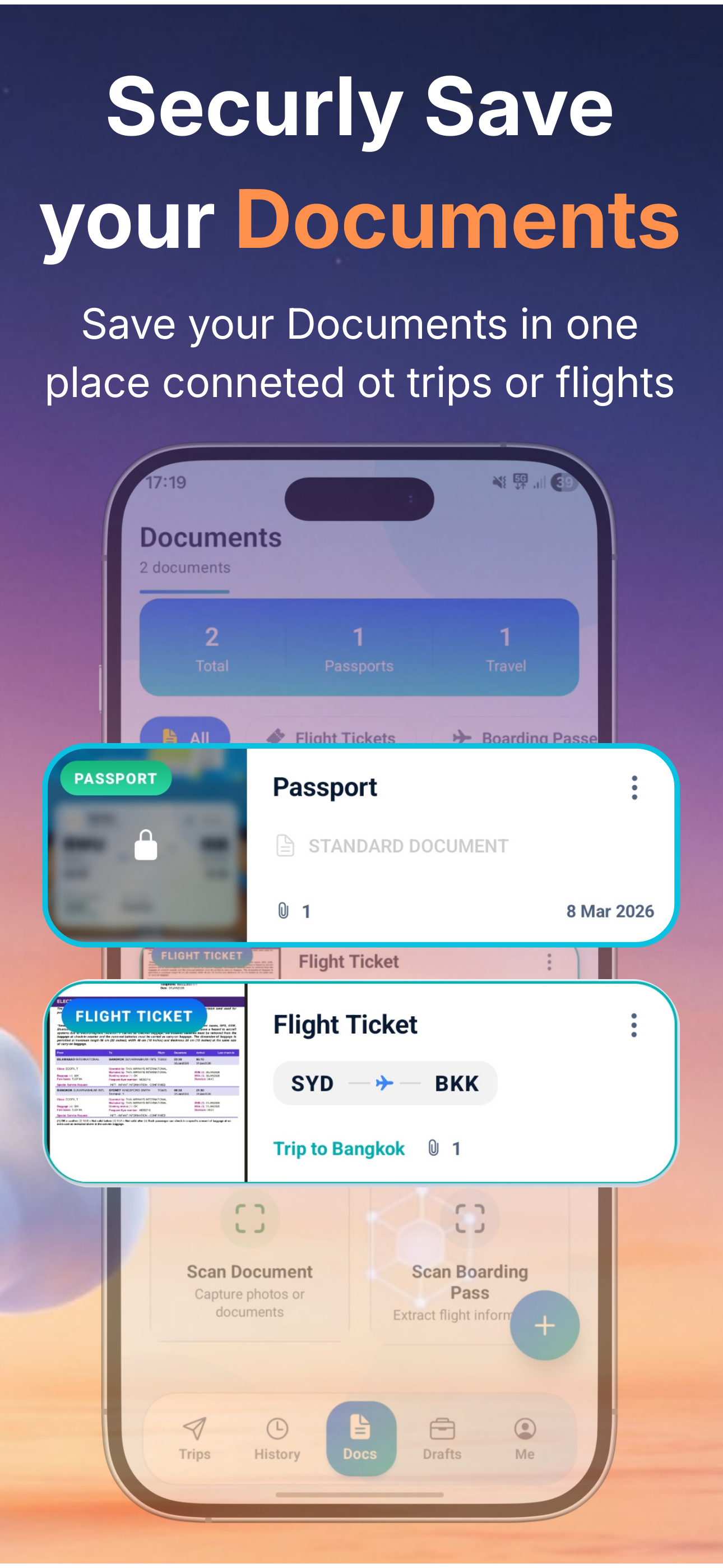 Trip Cache: Flight Itinerary gallery image