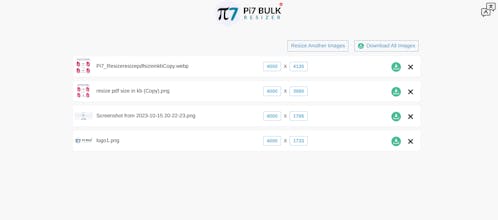 Pi7 Bulk Image Resizer gallery image