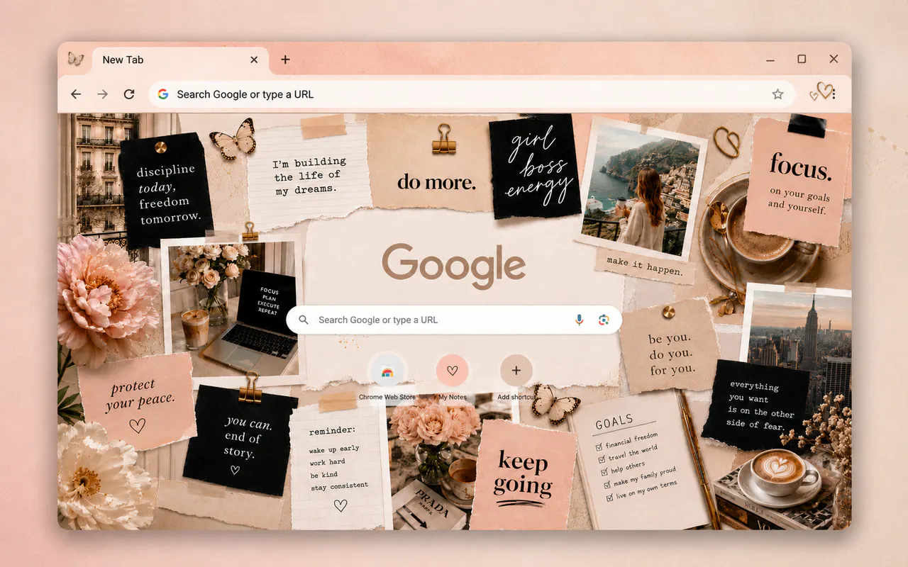 Browser Theme - Girl Boss