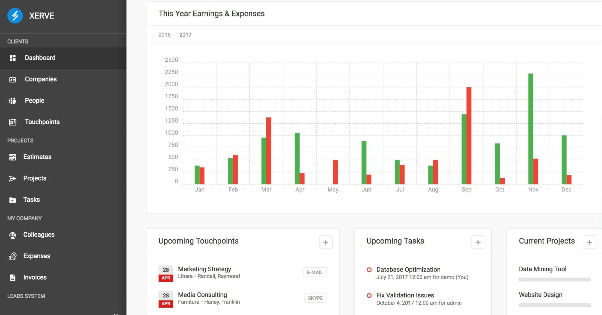 XERVE CRM gallery image