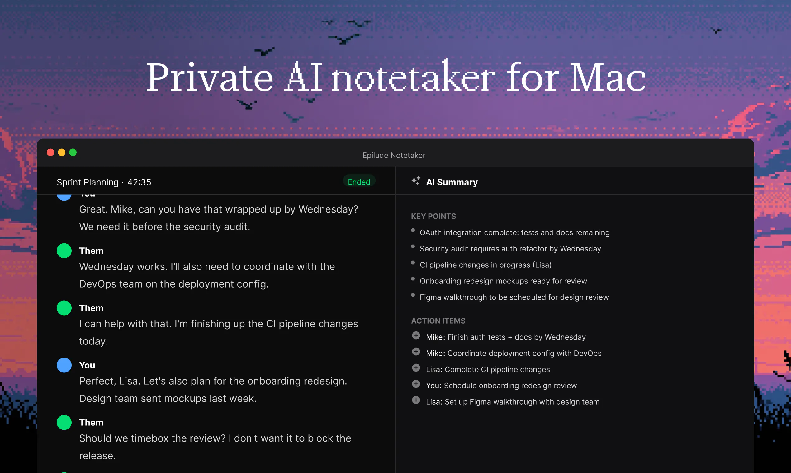 Epilude Notetaker gallery image
