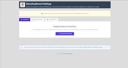 EntryDashboard gallery image