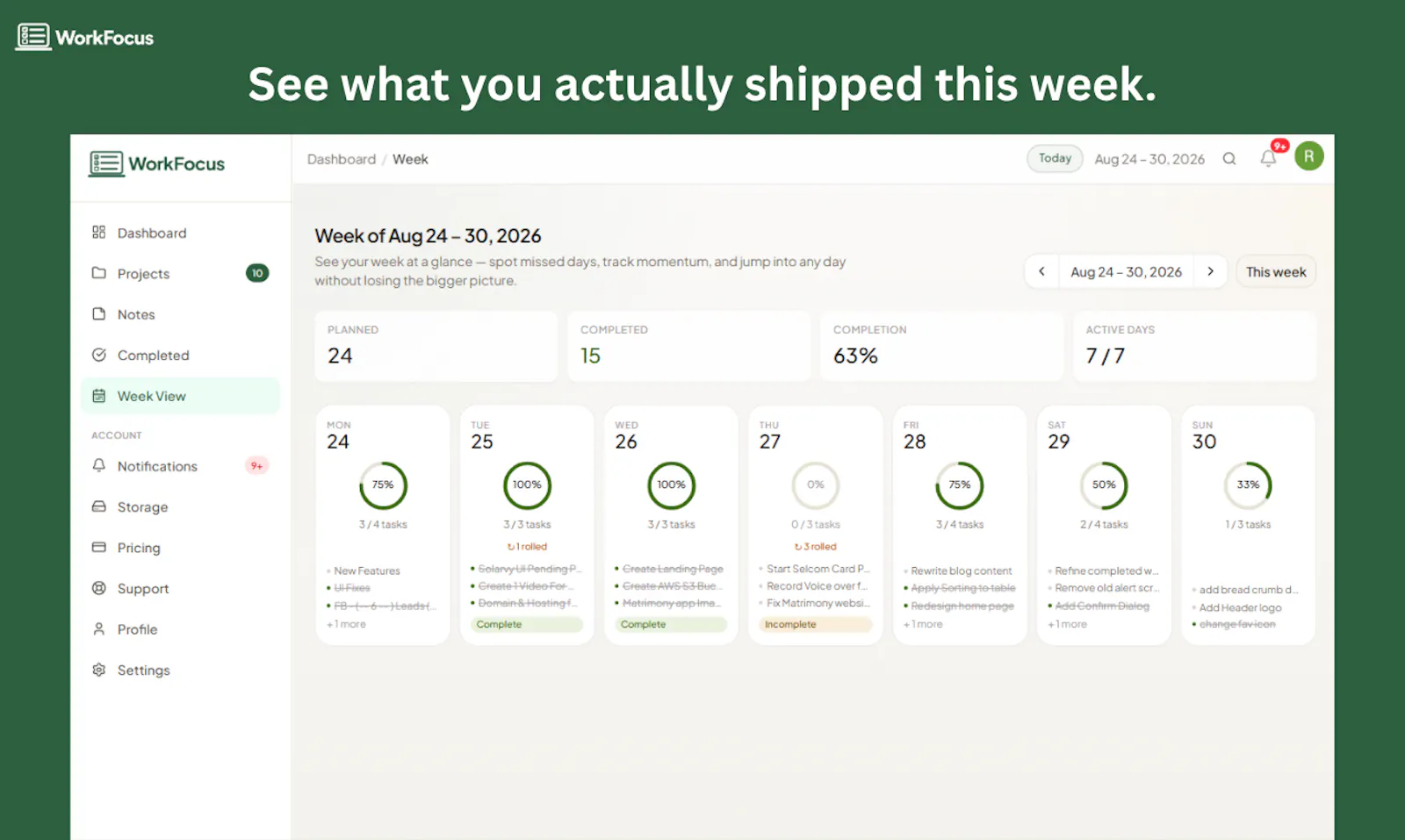 WorkFocus screenshot 7