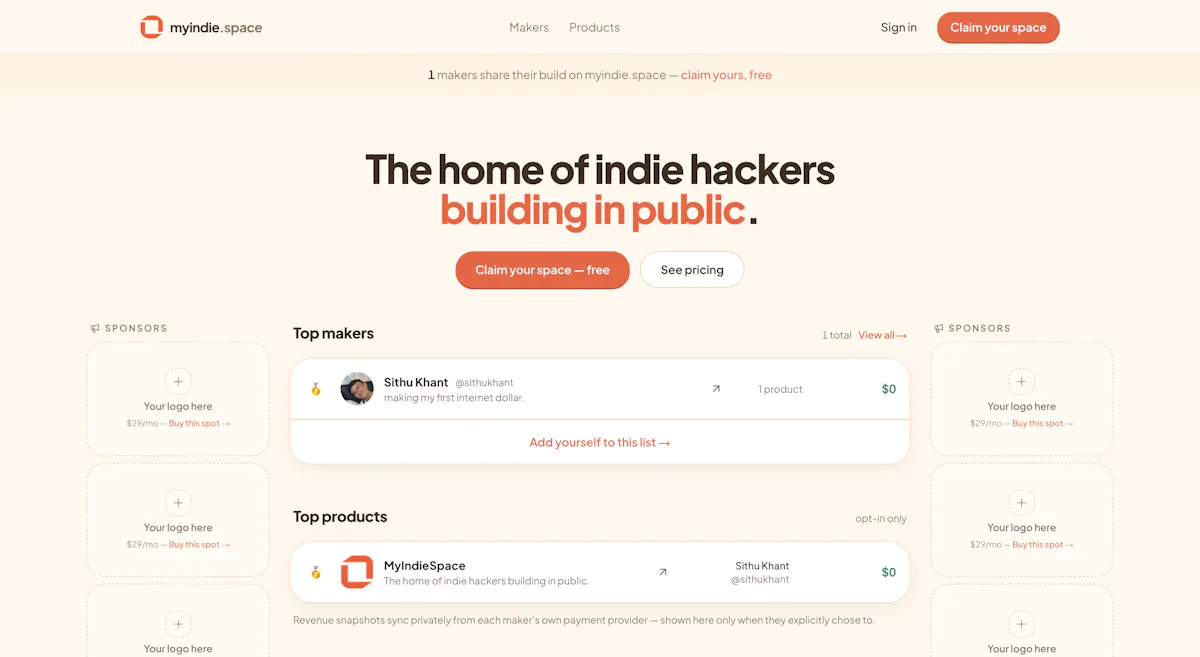 MyIndieSpace
