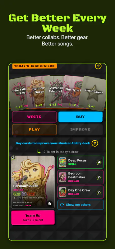 Chart Topper: Music Career iOS Game gallery image