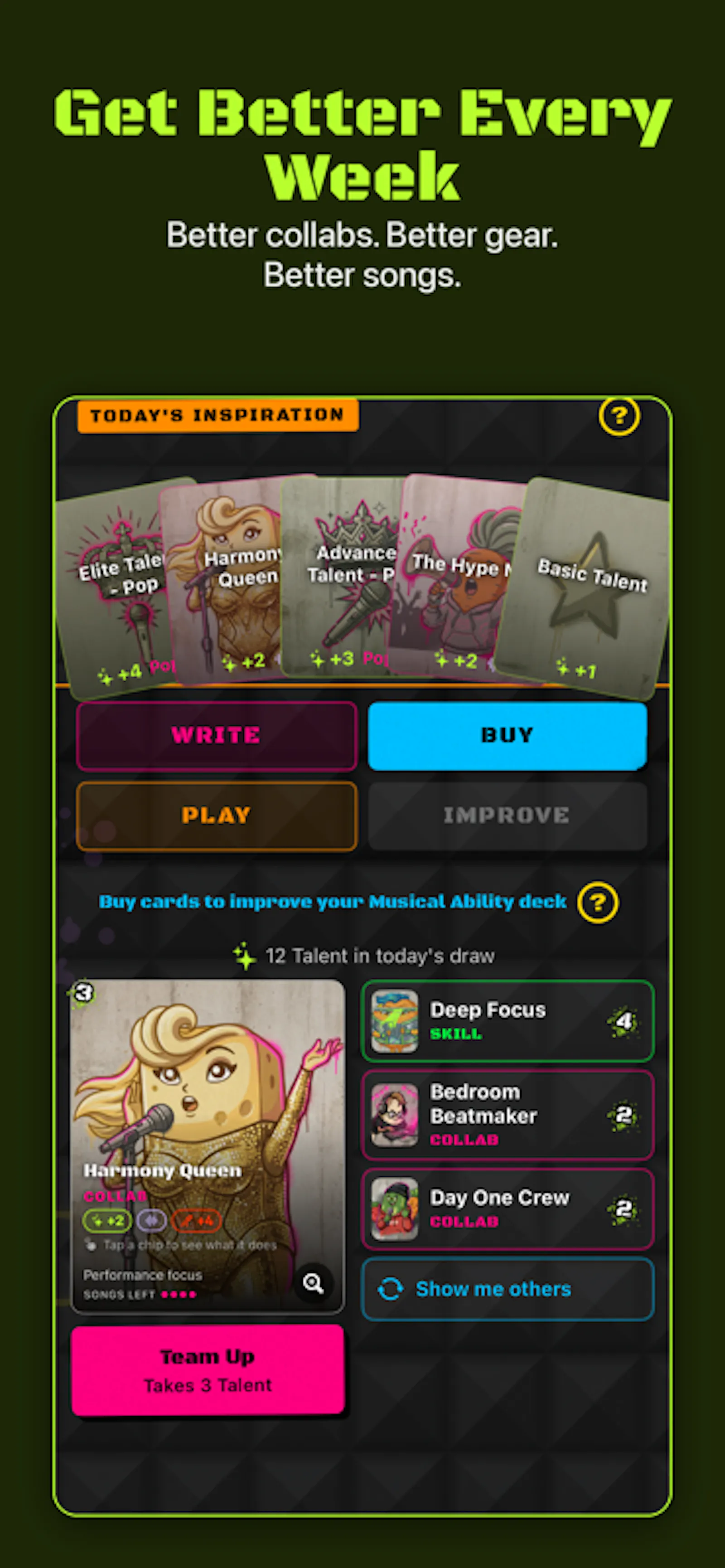 Chart Topper: Music Career iOS Game screenshot 4