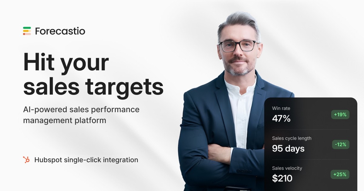 startuptile Forecastio-Sales performance management platform for HubSpot users