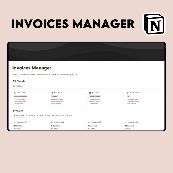 Notion Invoices Mana... logo