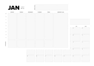 Goal & Task oriented Calendar for 2021 gallery image