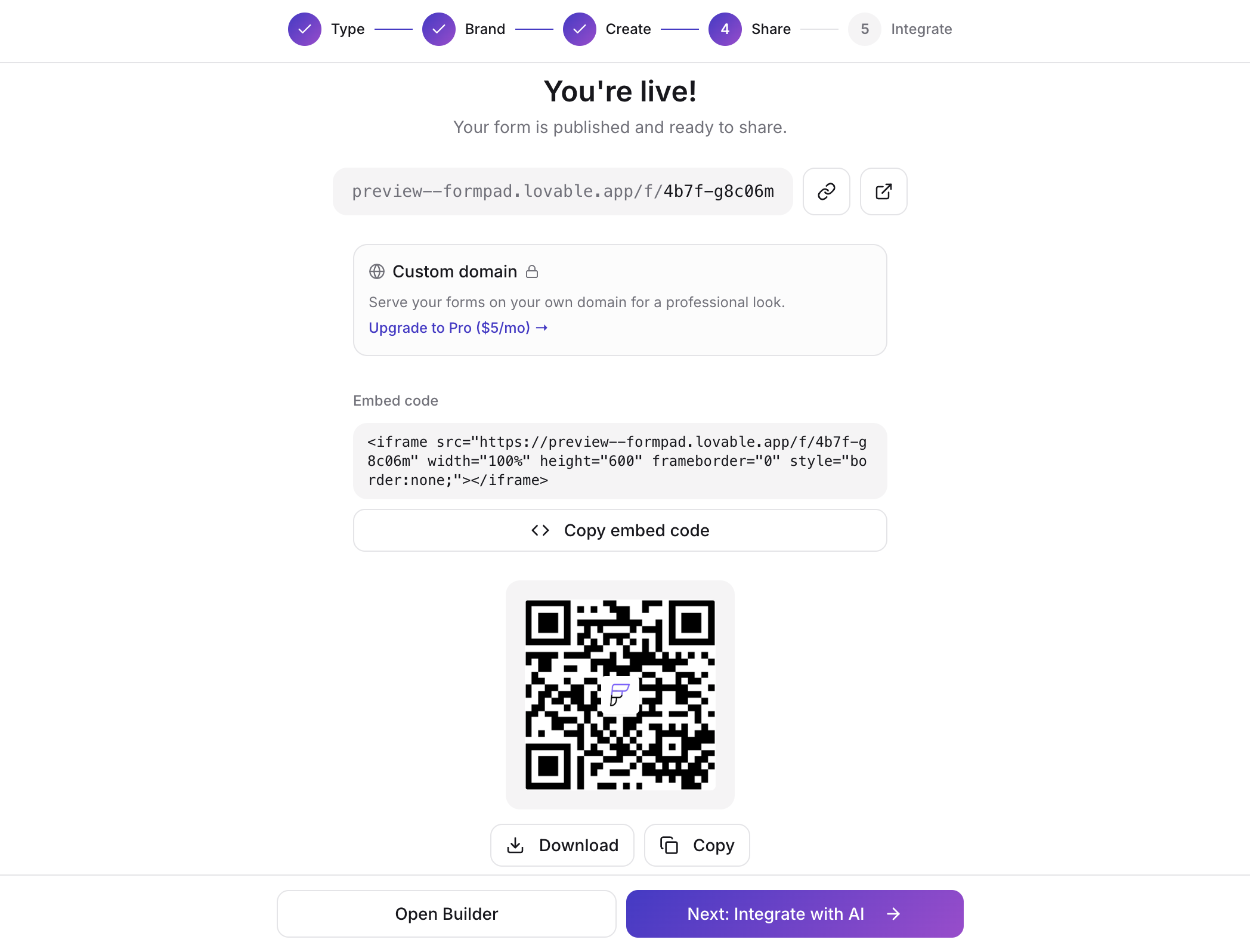 Formpad gallery image