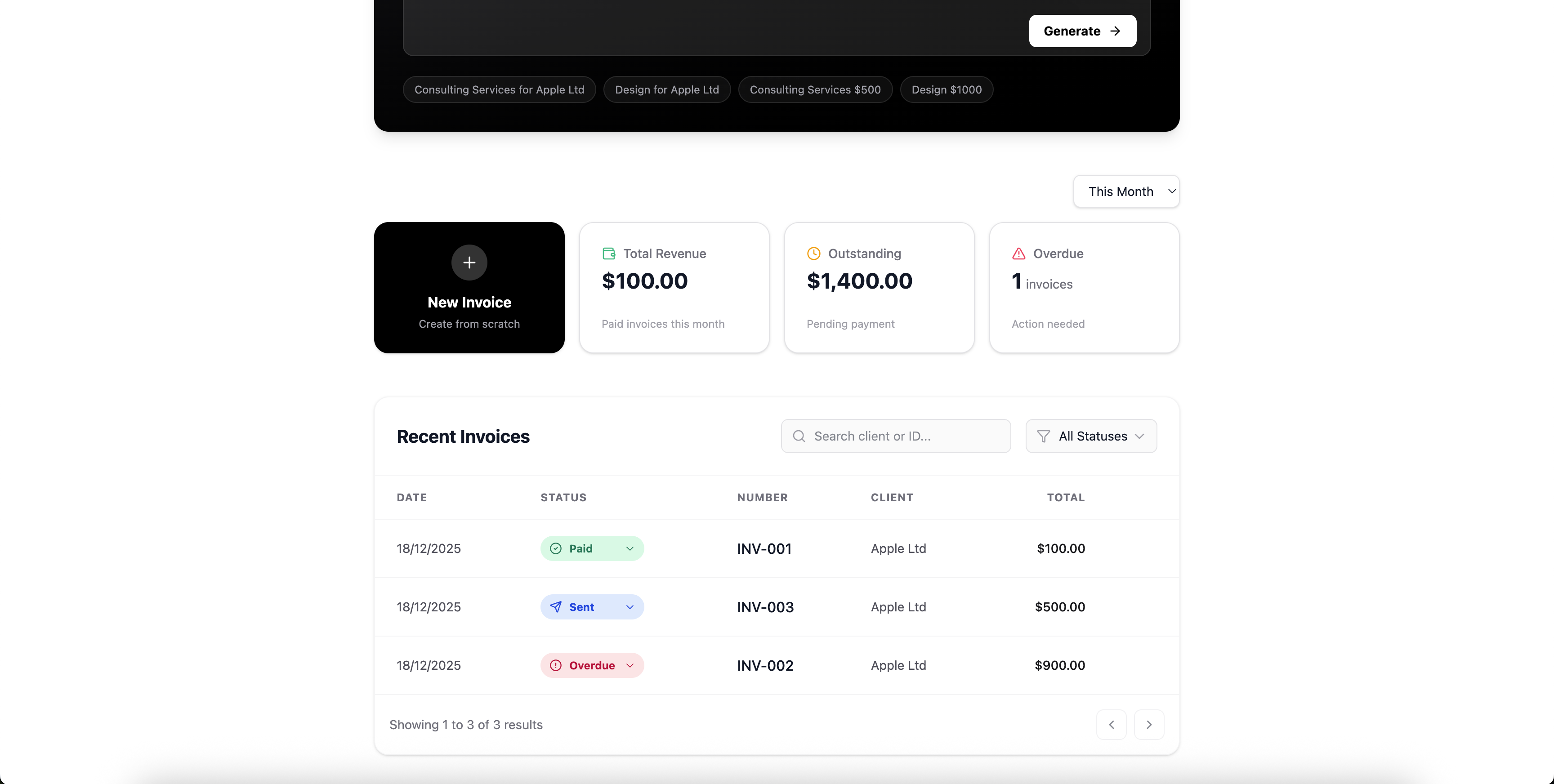 Bills Ninja - Screenshot 3 showing product features and functionality