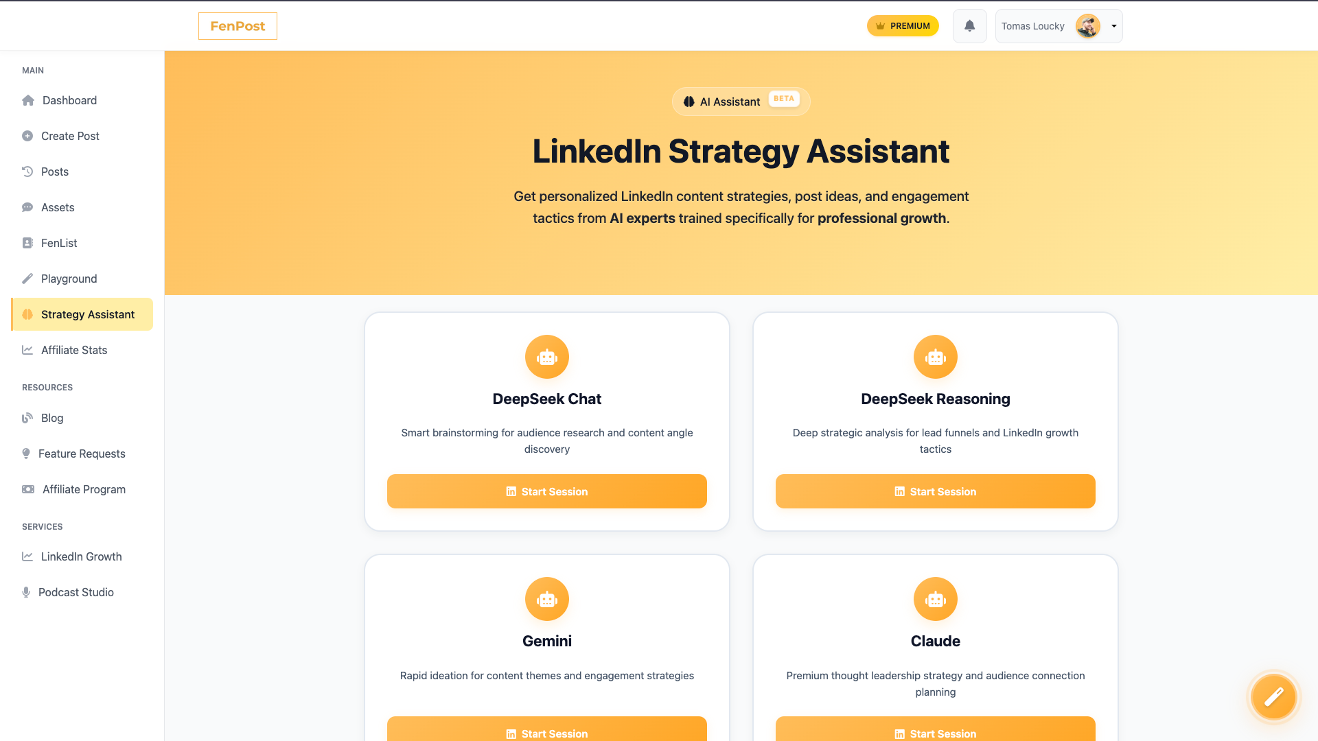 Fenpost - Saniyeler içinde AI ile çalışan LinkedIn içerik oluşturma medya 10