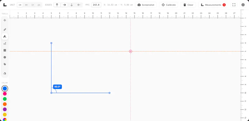 Online Ruler screenshot 2