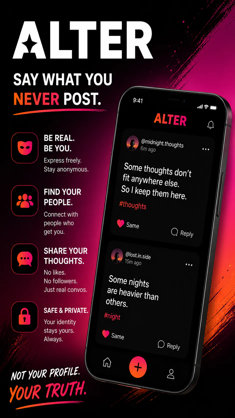 ALTER — Say What You Never Post