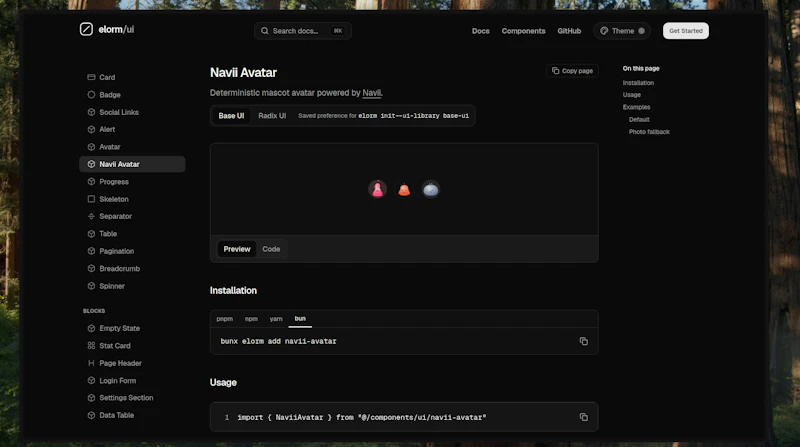 elorm/ui screenshot 3