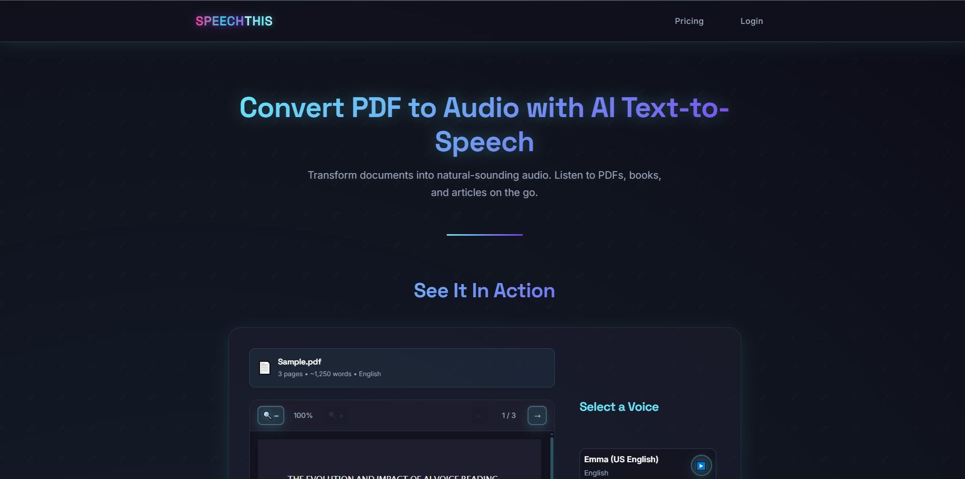 Speechthis.com gallery image