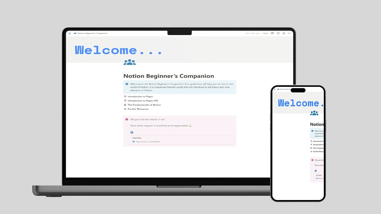 Notion Beginner's Companion media 2
