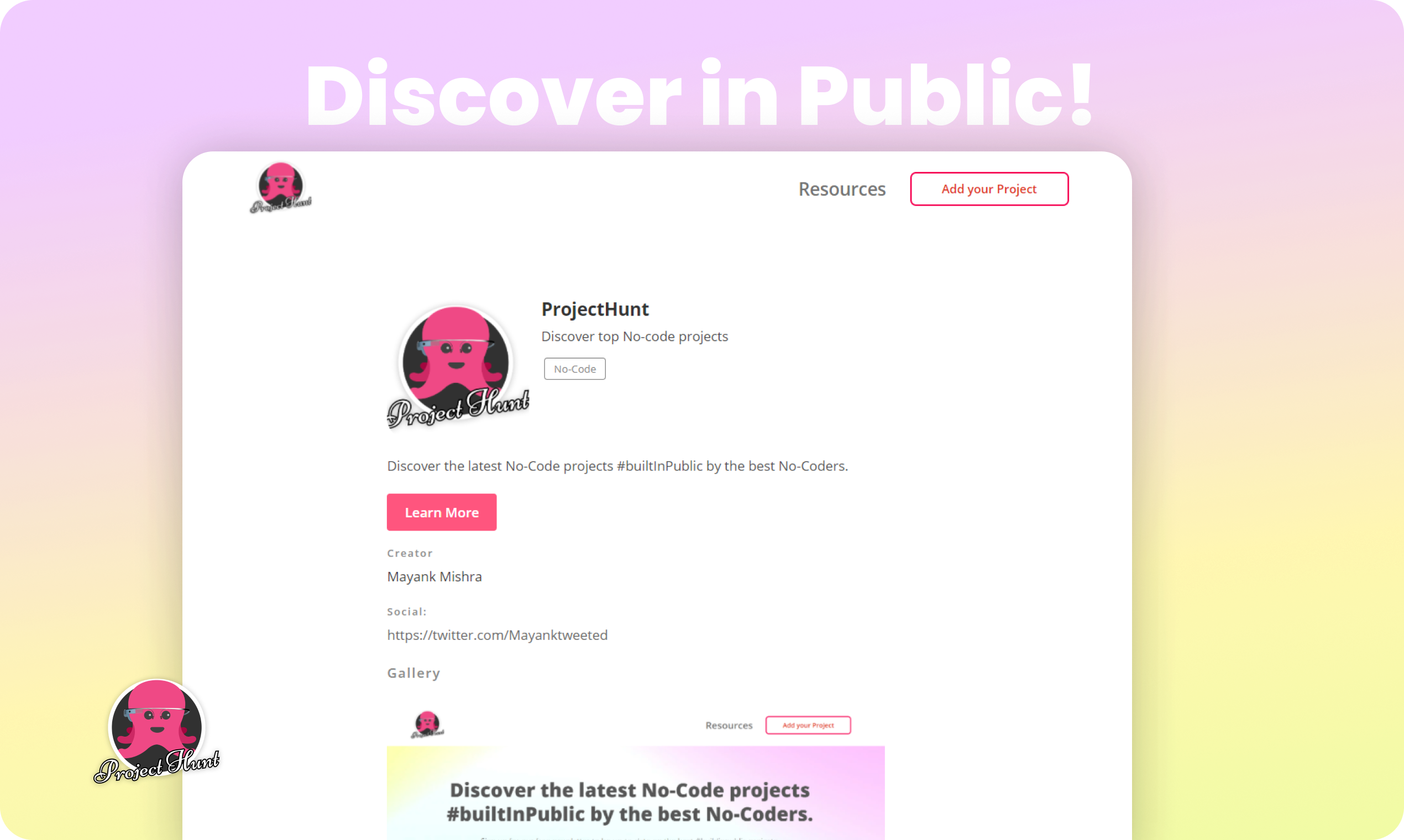 ProjectHunt gallery image