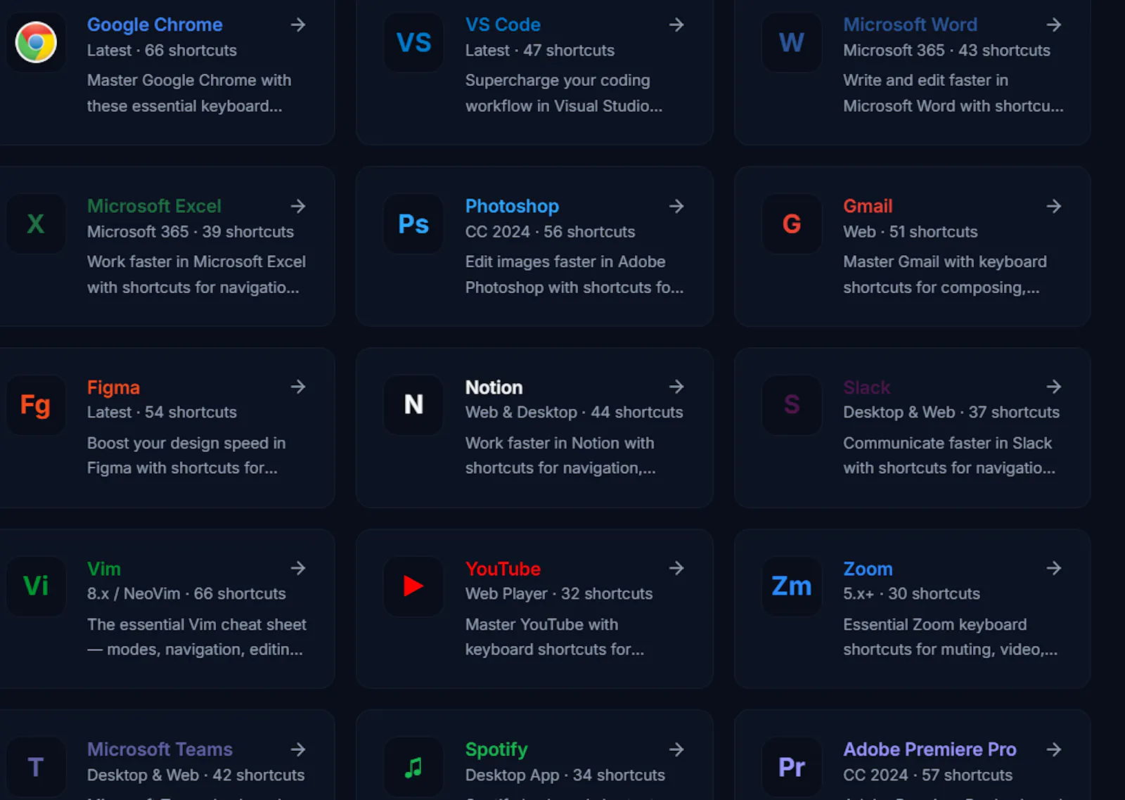 KeyShortcuts.net screenshot 3