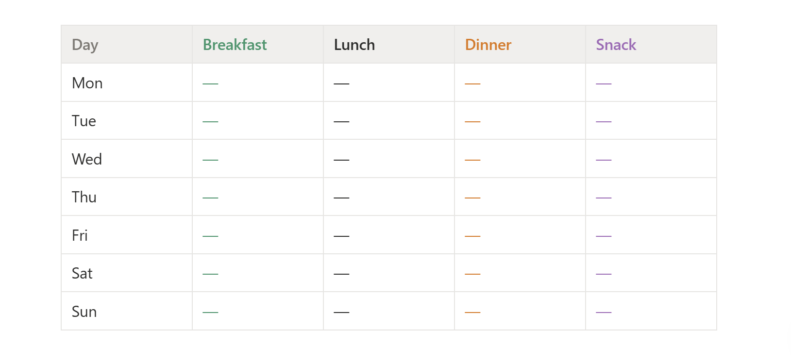 Weekly Eats Planner gallery image