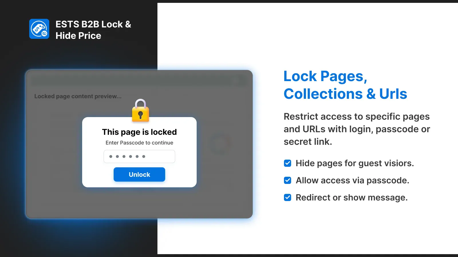 B2B Lock & Hide Price for Shopify screenshot 3