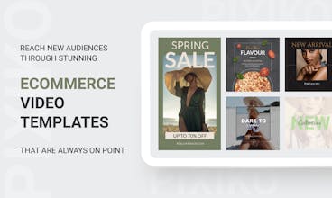 90+ trendy eCommerce video templates gallery image