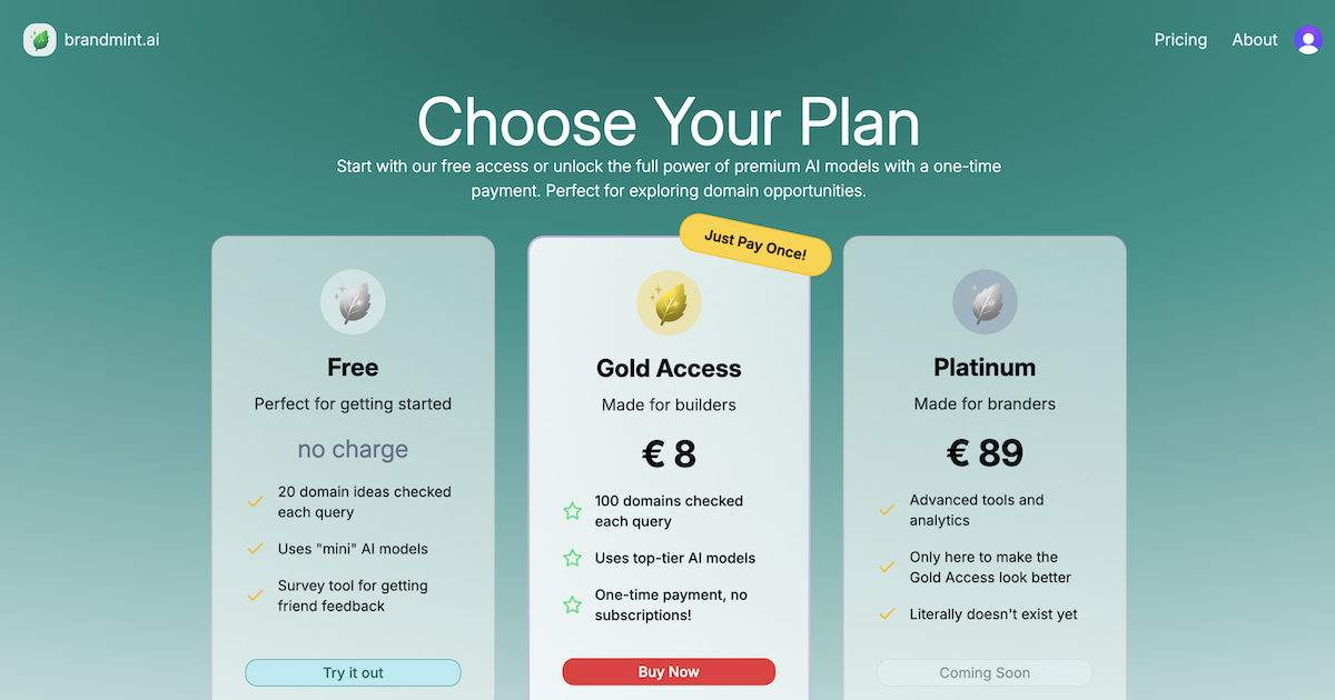 Domain Finder by brandmint.ai media 5