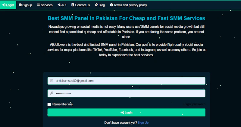 ajkfollowers.com screenshot 1