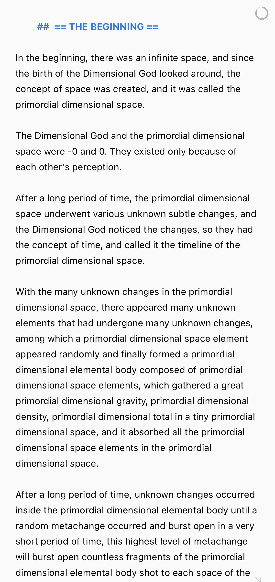 The Prehistory Hypothesis Of Universe gallery image