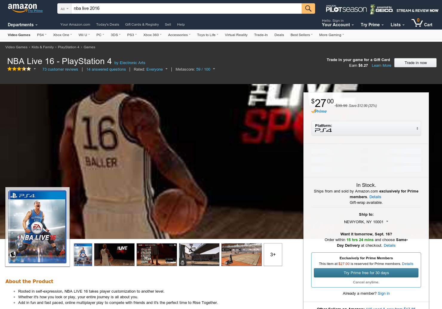 NBA Live 16 gallery image