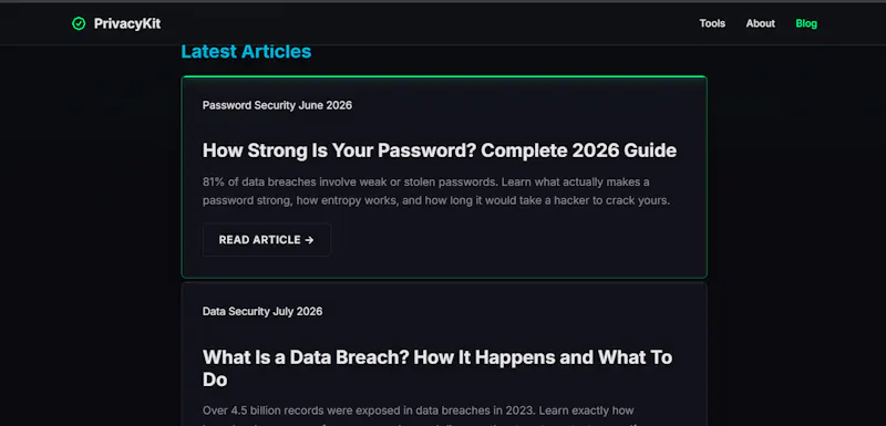 PrivacyKit screenshot 3