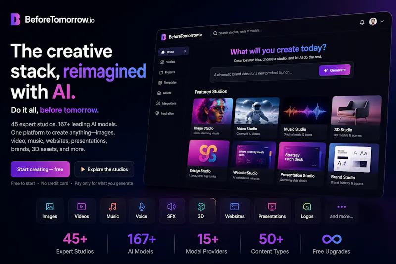 BeforeTomorrow.io screenshot 1