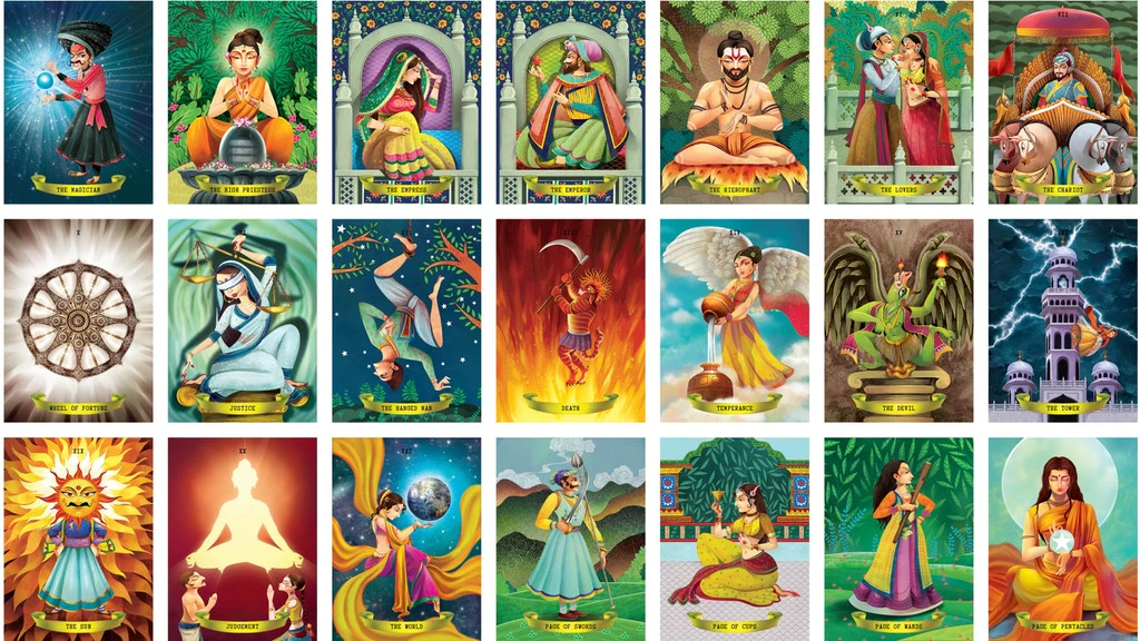 Bharata Major Arcana Tarot deck