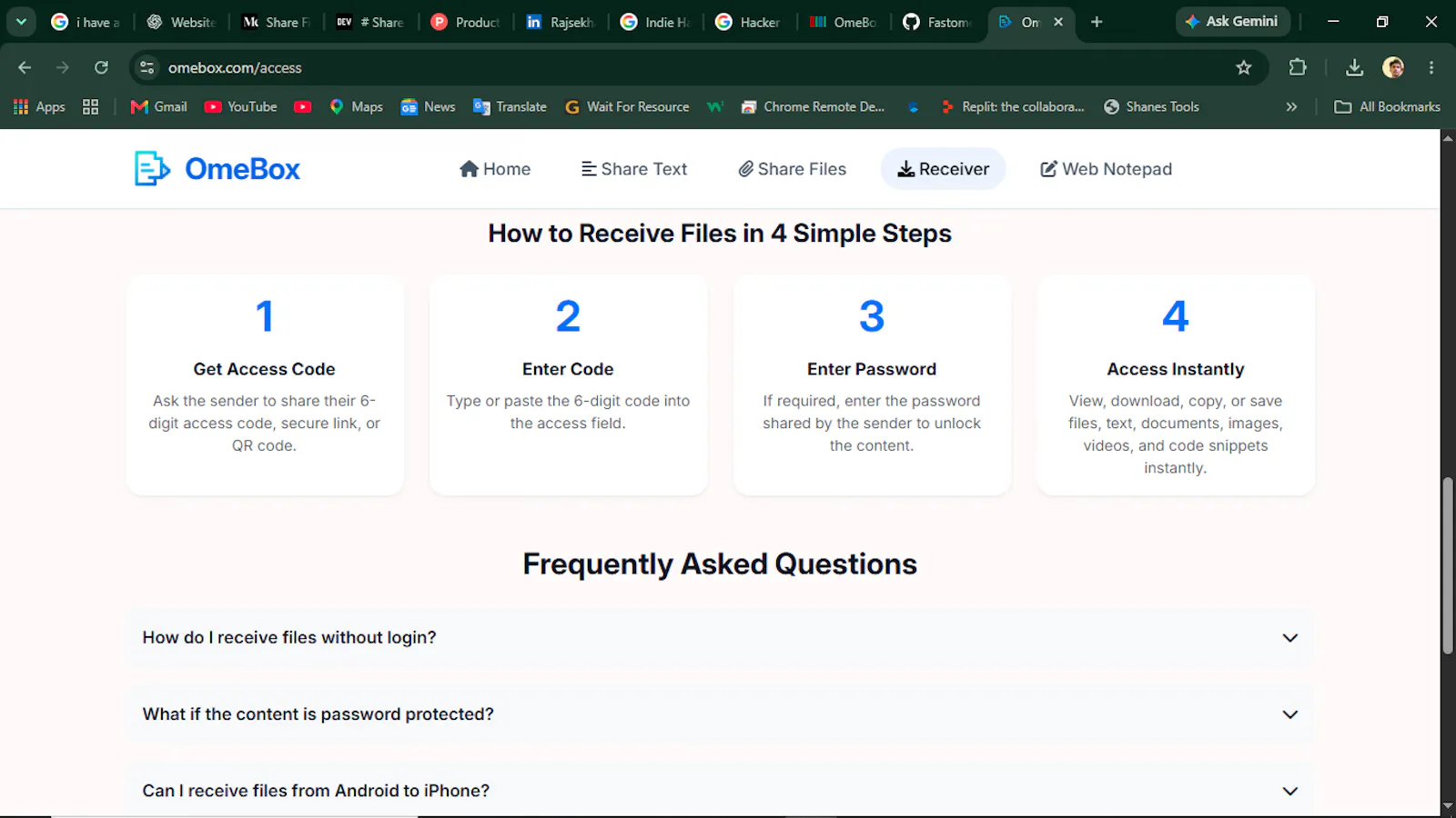 OmeBox screenshot 5