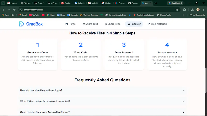 OmeBox screenshot 5