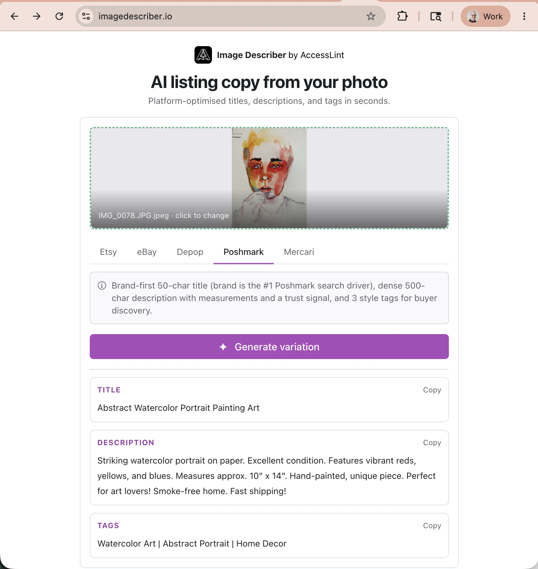 Image Describer screenshot 5