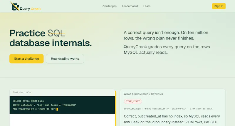 Query Crack screenshot 1