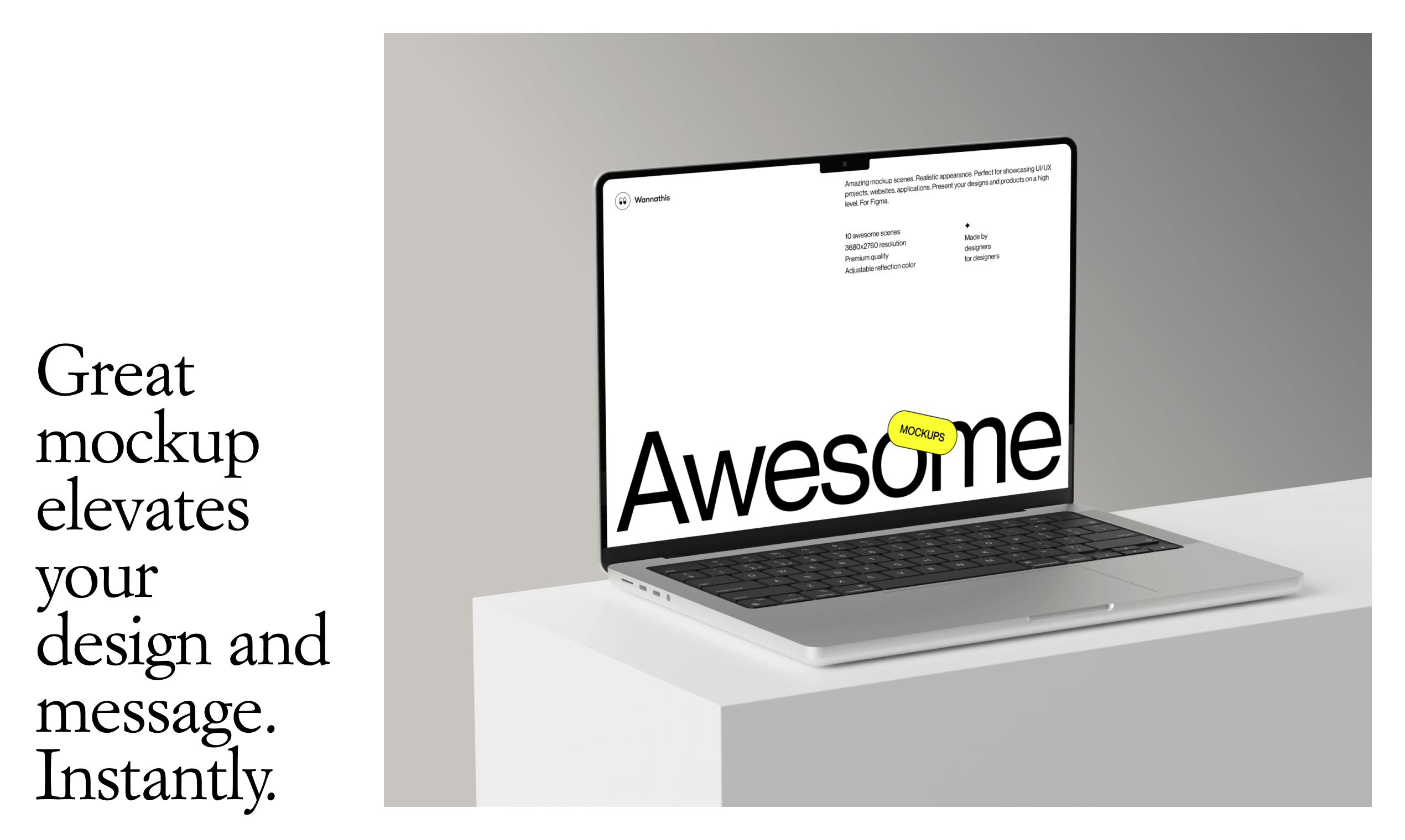 Media MacBook Pro Mockups - Mockups yang indah untuk figma 5