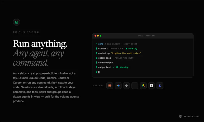 Aura: Agents + Git + Intent Open Source screenshot 4