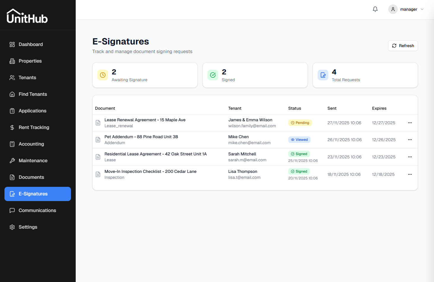 UnitHub - Screenshot 2 showing product features and functionality