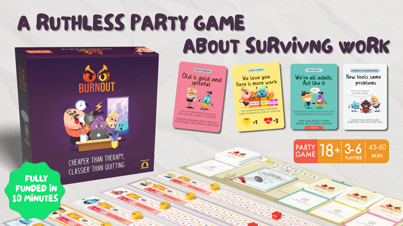 Burnout Board Game screenshot 2